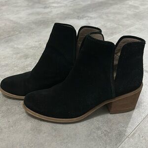 Black Suede Booties